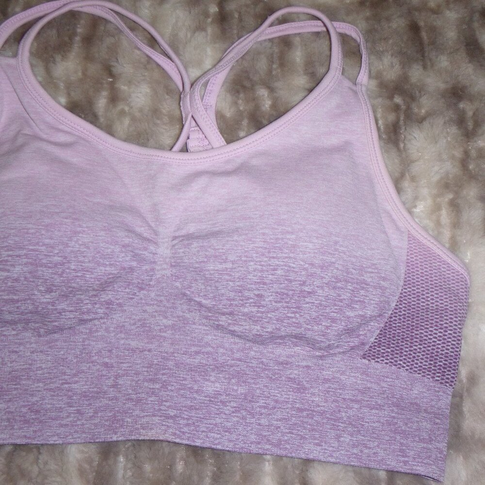 Women's Purple/pink Ombre sports bra
